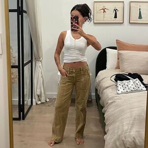 Gap Low Rise '90s Loose Micro Belt Jeans